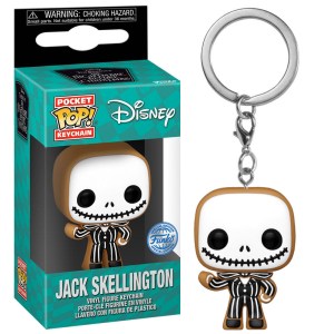 Pocket POP Keychain Disney Nightmare Before Christmas Jack Skellington Gingerbread Exclusive